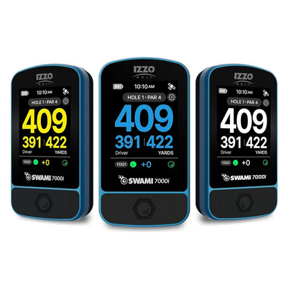 Izzo Swami 7000i Golf GPS Rangefinder - Blue - screen colour options