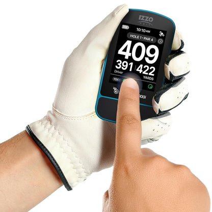 Izzo Swami 7000i Golf GPS Rangefinder - Blue - hand held