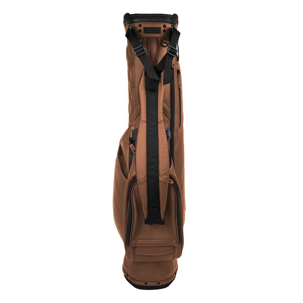 Sun Mountain Matchplay 3-Way Swift Sunday Golf Carry/Stand Bag - Clay/Black - zipped pockets