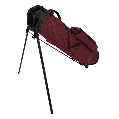 Sun Mountain Matchplay 3-Way Swift Sunday Golf Carry/Stand Bag - Merlot - standing