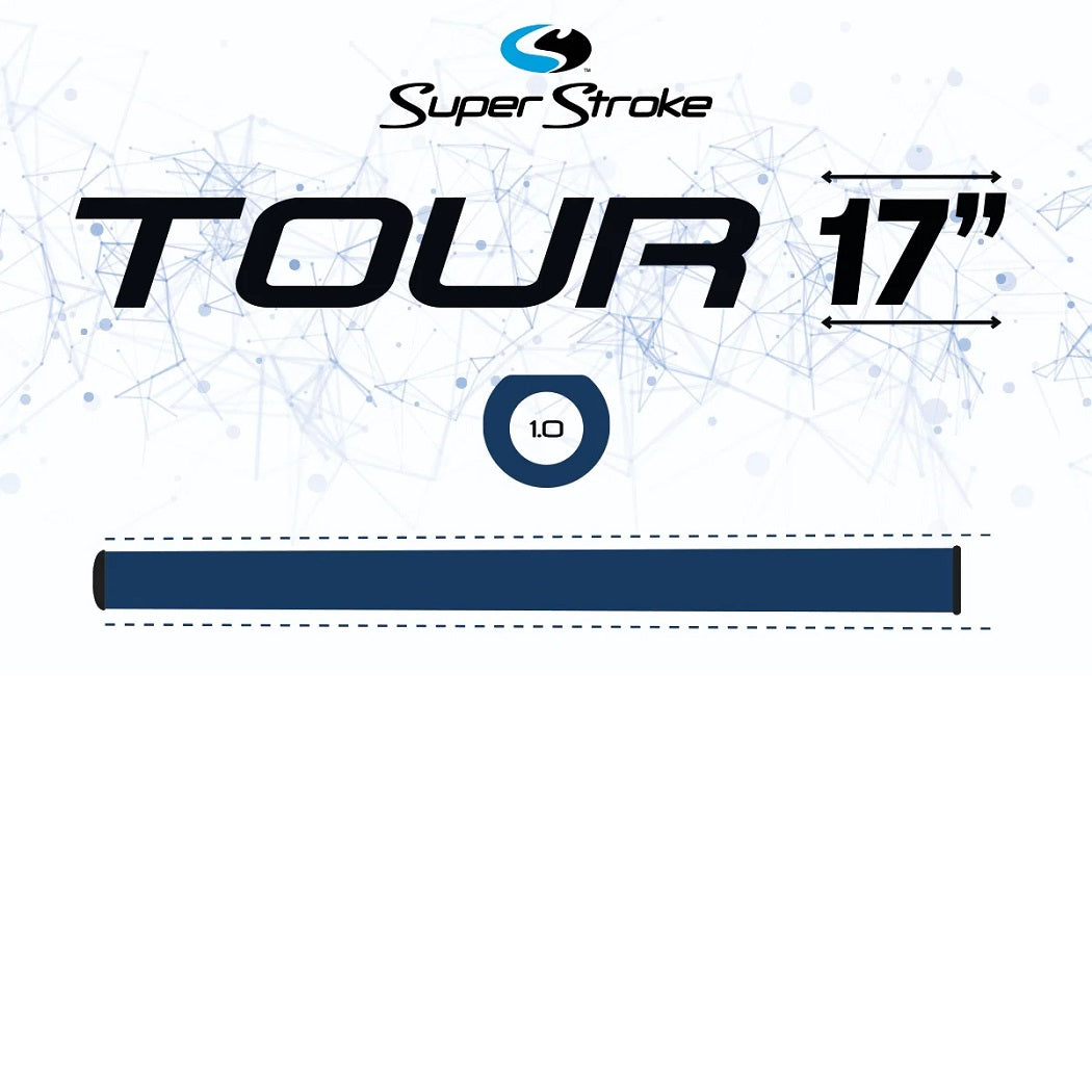 SuperStroke Zenergy Tour 1.0 17 inch putter grip profile graphic