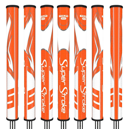 SuperStroke Golf Zenergy Putter Grip - Tour 2.0 White/Orange