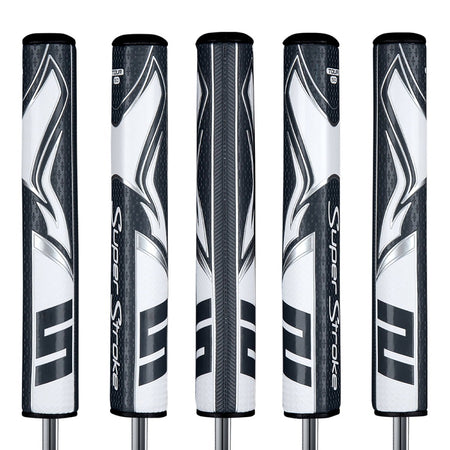 SuperStroke Golf Zenergy Putter Grip - Tour 5.0 Grey/White