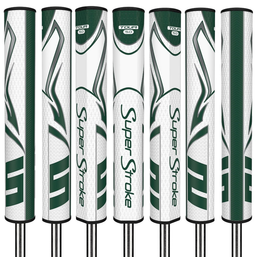 SuperStroke Golf Zenergy Putter Grip - Tour 5.0 White/Green