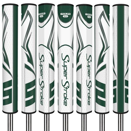 SuperStroke Golf Zenergy Putter Grip - Tour 5.0 White/Green