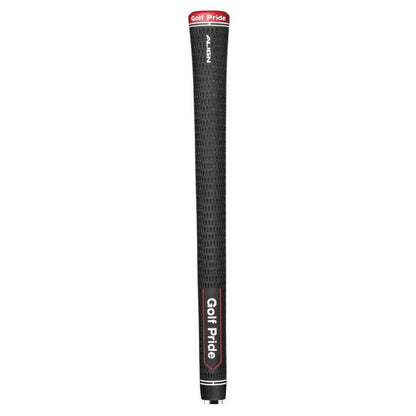 Golf Pride Tour Velvet Align Golf Club Grips - Men’s Midsize - Black/Red/White - front view