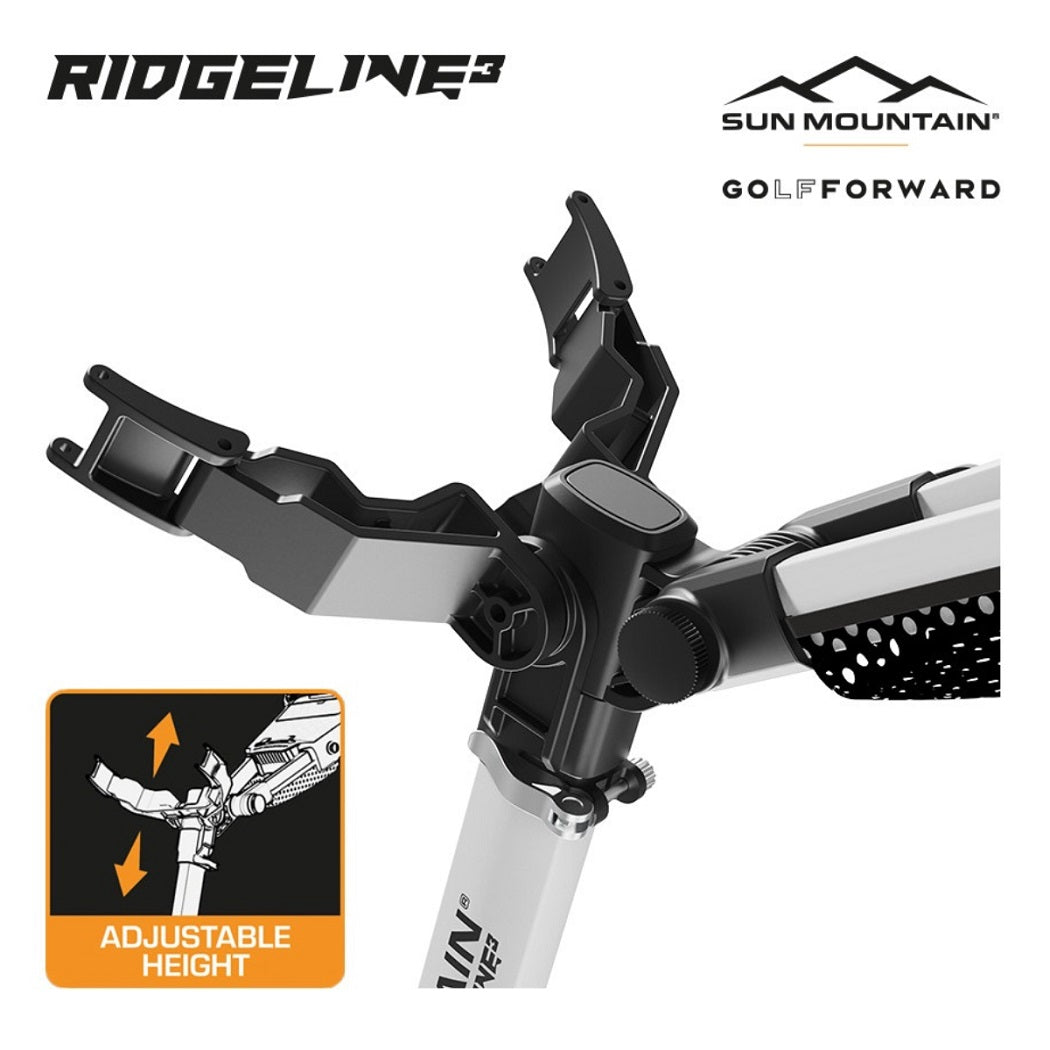 Sun Mountain Ridgeline 3 Golf Trolley height adjustment