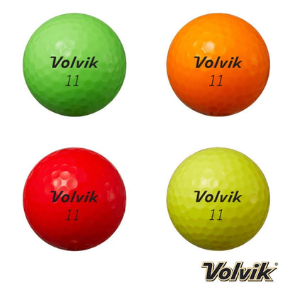 Volvik PowerSoft Golf Balls - 2 Piece Soft Distance Balls - Mixed - showing the different coloured balls