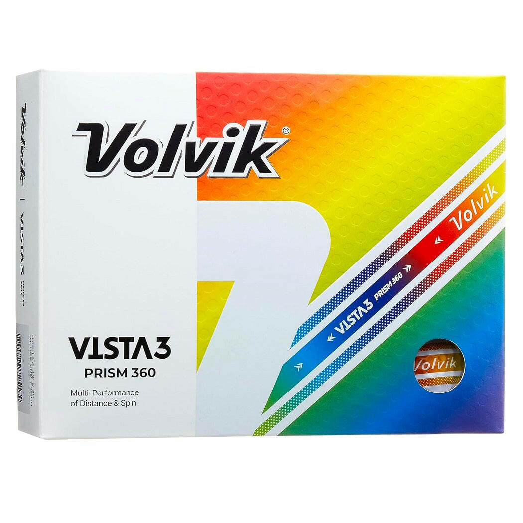 Volvik Vista3 Prism 360 Golf Balls - Box of 12