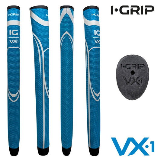 iGrip VX1 Putter Grip - Small Pistol - Blue