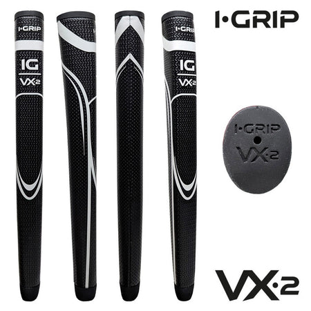 iGrip VX2 Putter Grip - Midsize Pistol - Black