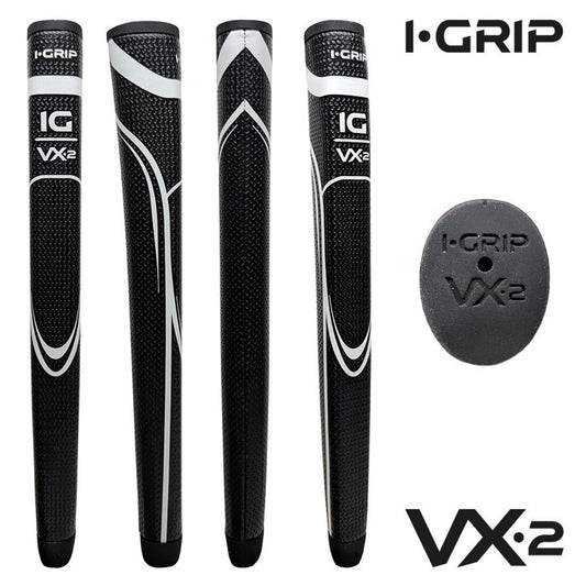 iGrip VX2 Putter Grip - Midsize Pistol - Black