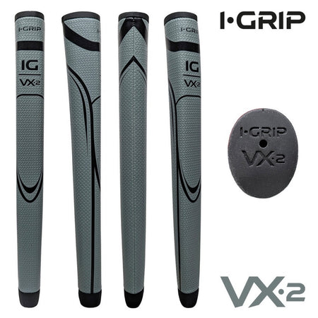 iGrip VX2 Putter Grip - Midsize Pistol - Grey
