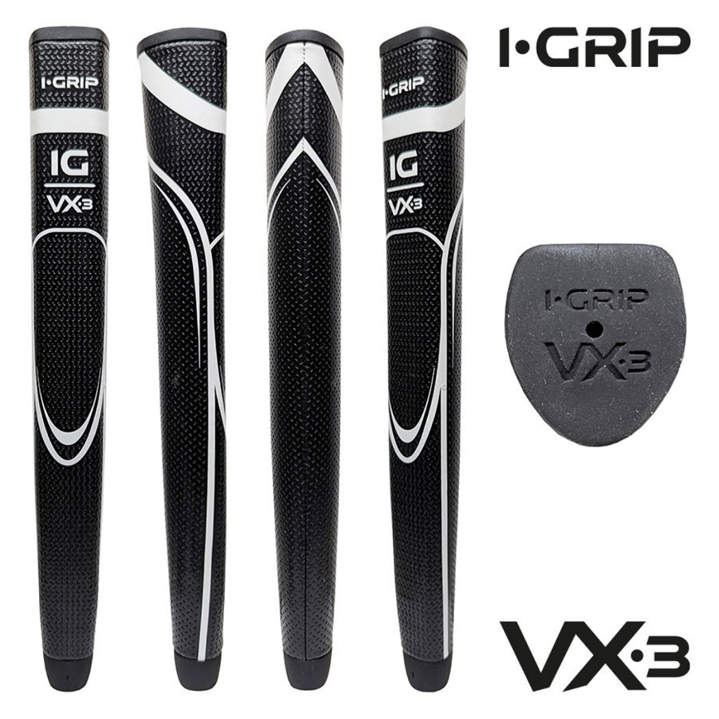 iGrip VX3 Putter Grip - Large Pistol - Black