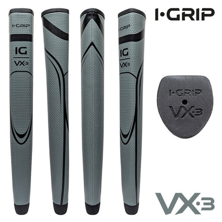 iGrip VX3 Putter Grip - Large Pistol - Grey