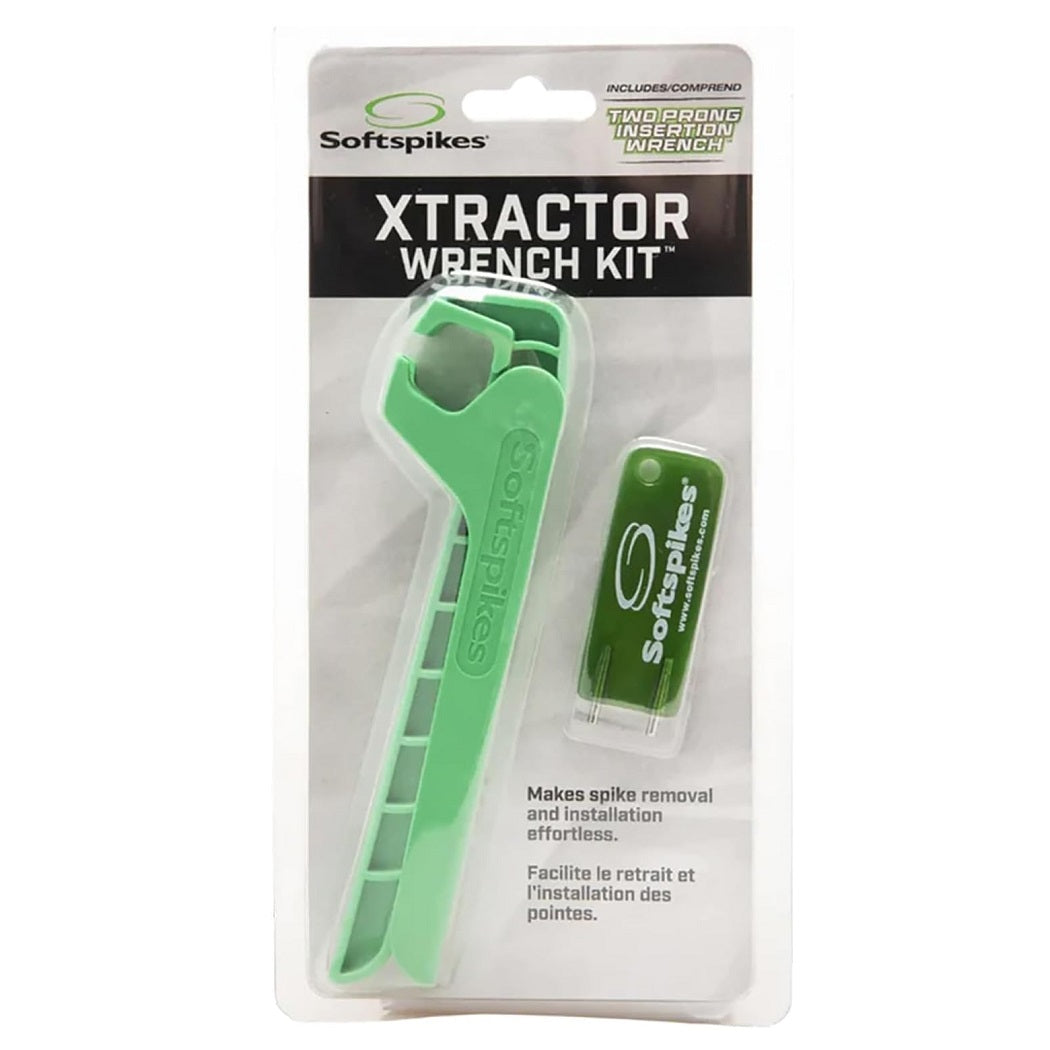Packaged Softspikes Xtractor Wrench Kit with spike removal tool and two-prong insertion wrench