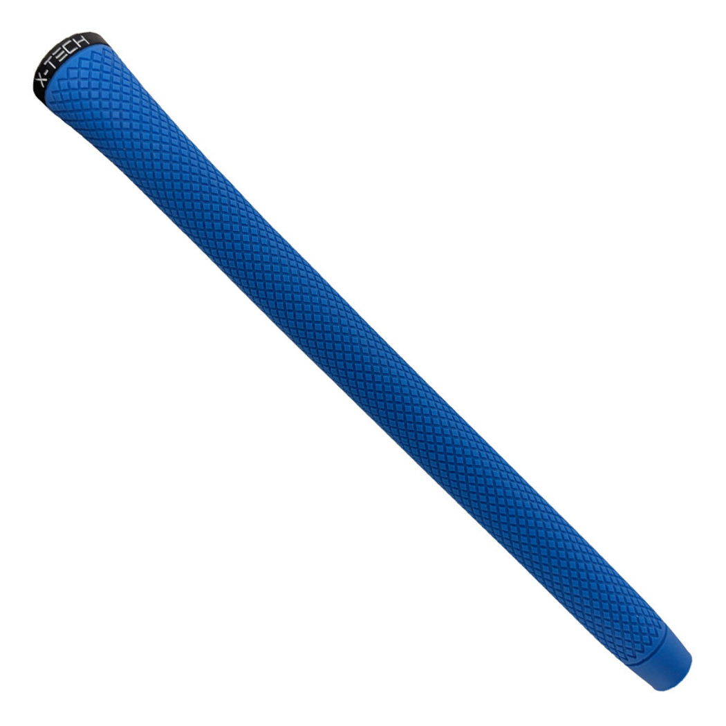 X-Tech Midsize Golf Grip - Blue - full-length view