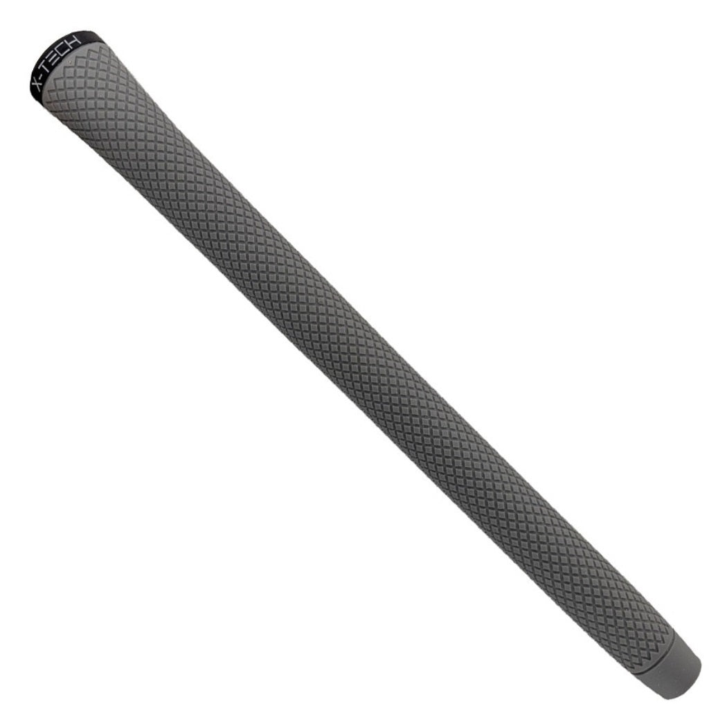 X-Tech Midsize Golf Grip - Grey - full-length view