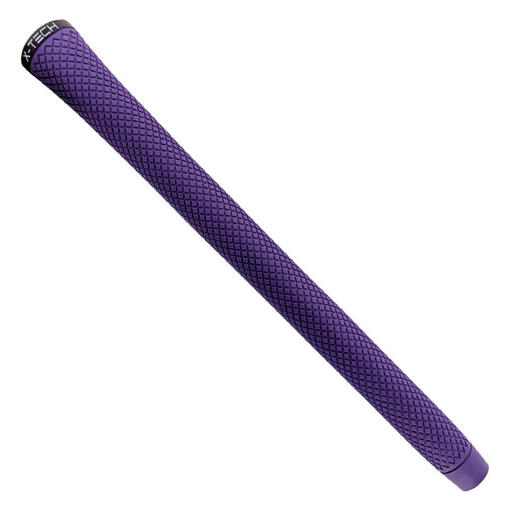 X-Tech Midsize Golf Grip - Purple - full-length view