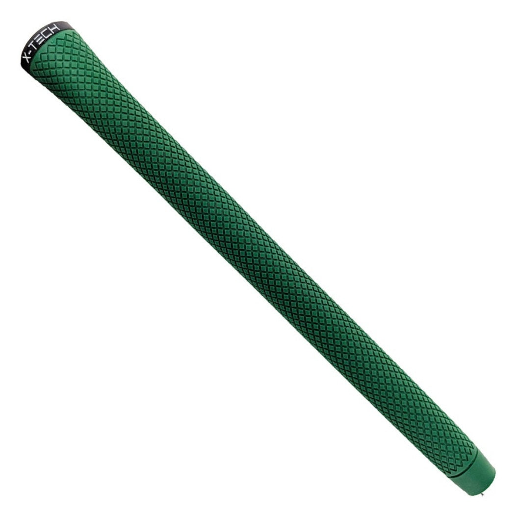 X-Tech Standard Golf Grip - Green - full-length view