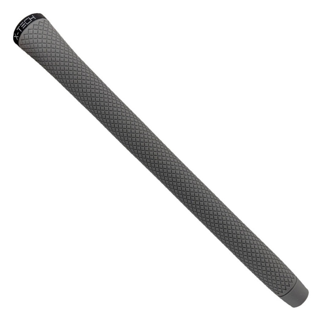 X-Tech Standard Golf Grip - Grey - full-length view
