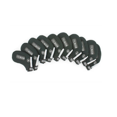 Pro-Tekt Golf Velcro Iron Headcovers 4-LW Silver
