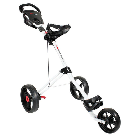 Masters Golf 5 Series 3 Wheel Trolley White