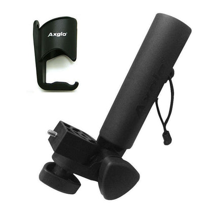 Axglo TriLite 3-Wheel Golf Trolley Push Cart Umbrella Holder