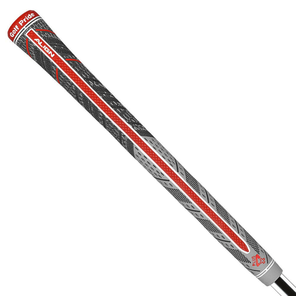 Golf Pride Multi Compound Plus4 ALIGN Golf Grip MIDSIZE - Charcoal/Grey - Back